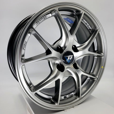 VLF Wheels - VLF10 FlowForm Hyper Black 15x6.5