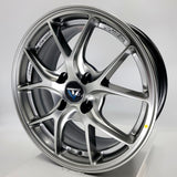 VLF Wheels - VLF10 FlowForm Hyper Black 15x6.5