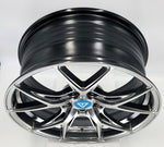 VLF Wheels - VLF28 FlowForm Hyper Black 19x8.5