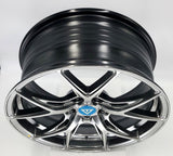 VLF Wheels - VLF28 FlowForm Hyper Black 19x8.5