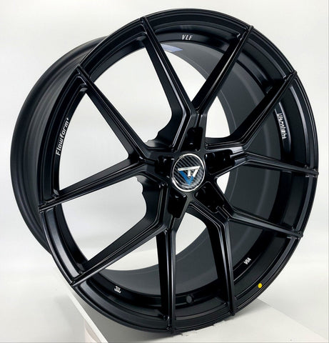 VLF Wheels - VLF37 FlowForm Matte Black 18x8.5