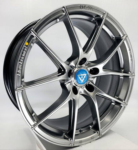 VLF Wheels - VLFP01 FlowForm Hyper Black 17x7.5