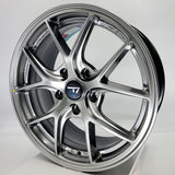 VLF Wheels - VLF10 FlowForm Hyper Black 16x7