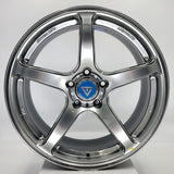 VLF Wheels - VLF21 FlowForm Hyper Black 18x8