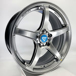 VLF Wheels - VLF21 FlowForm Hyper Black 18x8