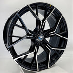 VLF Wheels - VLF13 FlowForm Gloss Black Machined Face 19x8.5