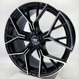 VLF Wheels - VLF13 FlowForm Gloss Black Machined Face 19x8.5