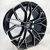 VLF Wheels - VLF05 FlowForm Gloss Black Machined Face 19x8.5