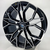VLF Wheels - VLF05 FlowForm Gloss Black Machined Face 19x8.5