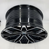 VLF Wheels - VLF05 FlowForm Gloss Black Machined Face 19x8.5