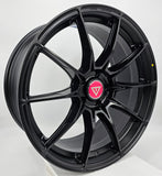 VLF Wheels - VLF27 FlowForm Satin Black 19x8.5