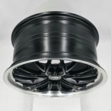 VLF Wheels - VLF30 FlowForm Satin Black Machined Lip 18x8.5