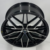 VLF WHEELS - VLF06 FlowForm Gloss Black Machined Face 19x8.5