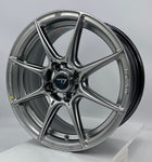 VLF Wheels - VLF02 FlowForm Hyper Black 15x6.5