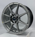 VLF Wheels - VLF02 FlowForm Hyper Black 15x6.5